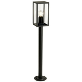 Luminosa Lighting - Tall Bollard Post, 1 x E27, IP54, Graphite Black