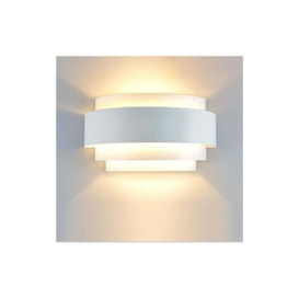 LED Wall Lights Simple Design Wall Lamp Interior Sconce Metal Light For Bedroom Staircase Shop Living Room Office Porch Warm White [Energy Class A