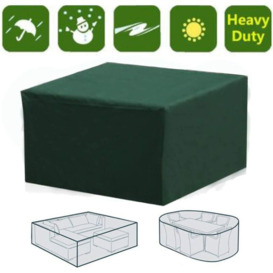 Soekavia - Waterproof Rectangular Outdoor Furniture Cover with uv Protection for Patio Table, Garden Furniture, Green, 242 * 162 * 100cm