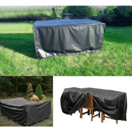 Thsinde - Cover for garden furniture (213 * 132 * 74CM) - waterproof tarpaulin for garden table, lounge or balcony furniture - extremely