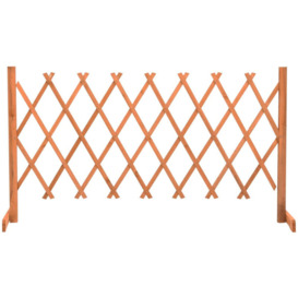 Garden Trellis Fence Orange 150x80 cm Solid Firwood
