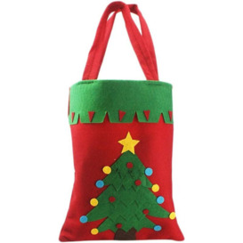 1Pcs Handbag Candy Bag Christmas Eve Apple Bag Book Bag Christmas Business Gift Bag Decoration Storage Bag(Tree)