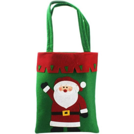 1Pcs Handbag Candy Bag Christmas Eve Apple Bag Book Bag Christmas Business Gift Bag Decoration Storage Bag(Santa)