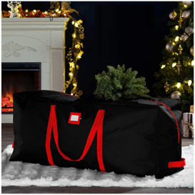 Perle Raregb - Christmas Tree Storage Bag - Protection Artificial Xmas Trees & Decorations Black - Strong Quality Waterproof Lockable Large Holdall