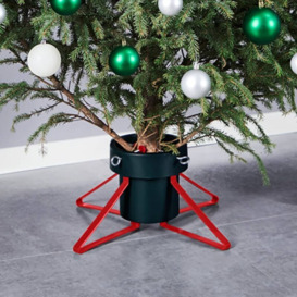 Vidaxl - Christmas Tree Stand Green and Red 46x46x19 cm - Green