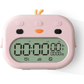 Digital Kitchen Timer,Alarm Clock,Countdown Count Up Timer with Large LCD Display, 2 Brightness, 3 Sound Modes,Loud Volume, Easy for Use and for Kids