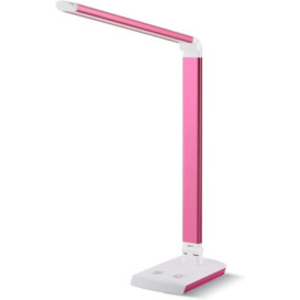 Gizcam - 10W Dimmable led Desk Lamp with 3 Light Modes Adjustable Angle Touch Control, Eye-Caring Table Lamp for Office, Nail, Crafts, School,