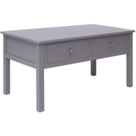 Coffee Table Grey 100x50x45 cm Wood VDTD24677 - Topdeal