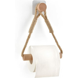 Litzee - Toilet Paper Holder Toilet Roll Holder Self Adhesive Antique Industrial Wall-Mounted Towel Rack Bath Towel Rings Bathroom Accessories