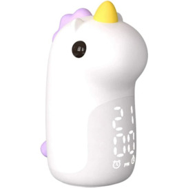 Unicorns Alarm Clock Kids Sleep Clock ,with 3 Color Temperature Adjustment, Night Light, Nap Timer, Sleep Sound Machine Wake up Light Alarm Clock for