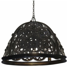 Topdeal - Industrial Ceiling Lamp in Chain Wheel Design 65 cm E27 FF323713_UK