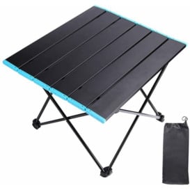 Perle Rare - Portable camping table, aluminum camping table, small lightweight folding camping table, perfect table for camping, picnic, kitchen,