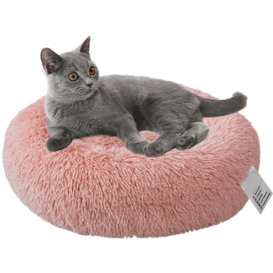Soft Plush Round Pet Bed Cat Soft Bed Cat Bed for Cats Small Dogs