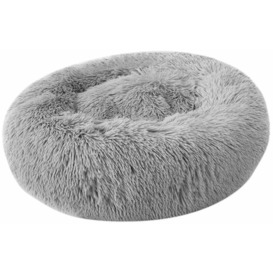 Lifcausal - Soft Plush Round Pet Bed Cat Soft Bed Cat Bed for Cats Small Dogs