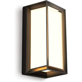 Modern Outdoor Wall Light Fixture led Rising Wall Lamp Waterproof Porch Patio Garden Pathways Stairs Warm White - Litzee