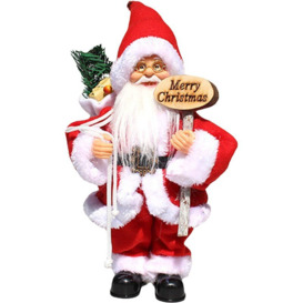 Electric Santa Claus Musical Doll Christmas Singing and Dancing Toys Christmas Table Centerpiece Decorations Battery Operated Musical Moving Ornament