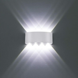 Modern Wall Light 10W White led Sconce Up Down Wall Lamp led Waterproof Spot Light Night Lamp for Living Room, Bedroom, Hallway, Bathroom Decorative
