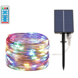 20M 200LED Solar String Lights, for Christmas Tree, colored lights