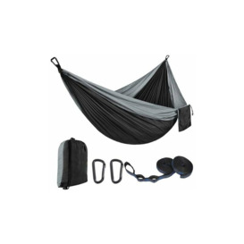 Ultra Light Travel Camping Hammock - Premium Carabiners, Nylon Slings Included- 200kg Loading Capacity, Quick-Dry Nylon Parachute