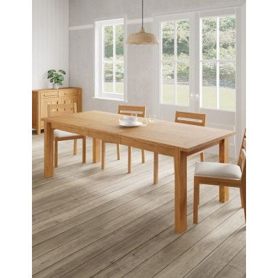 M&S Sonoma™ 8-10 Seater Extending Dining Table - Oak, Oak by Marks ...