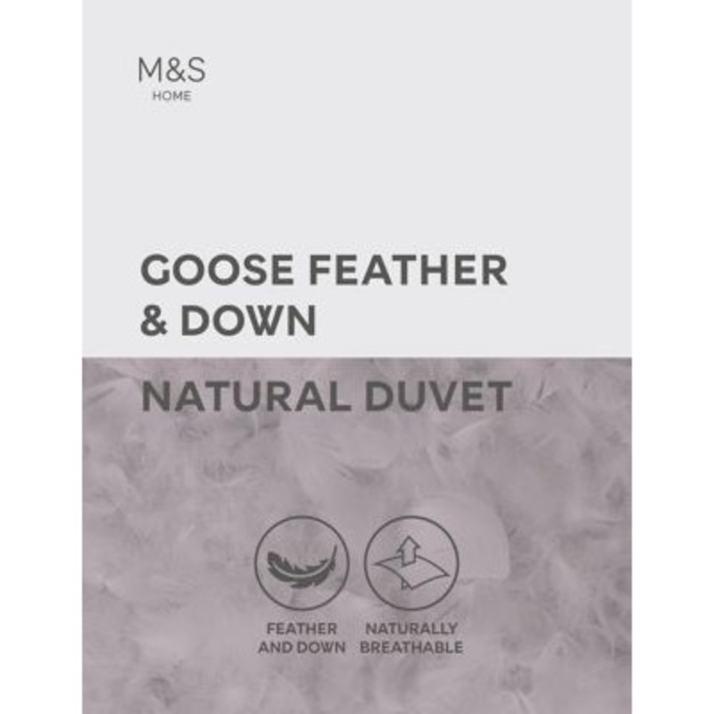 Marks and spencer goose feather duvet Clearance
