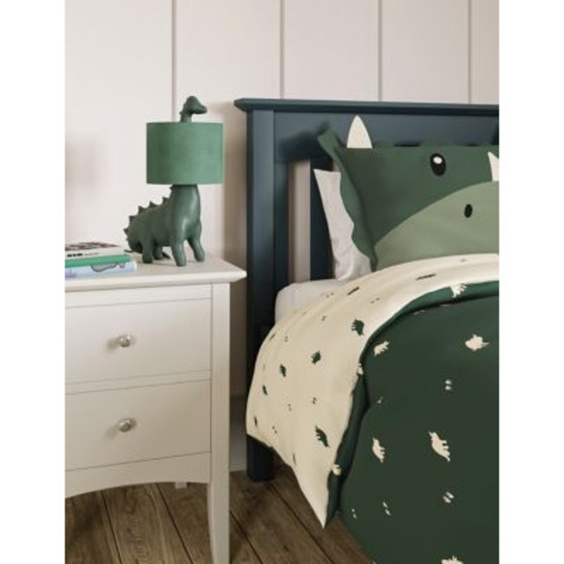 M&S Dinosaur Table Lamp Green, Green by Marks & Spencer