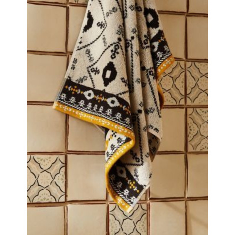 M&S X Fired Earth Casablanca Collection Corniche Towel HAND
