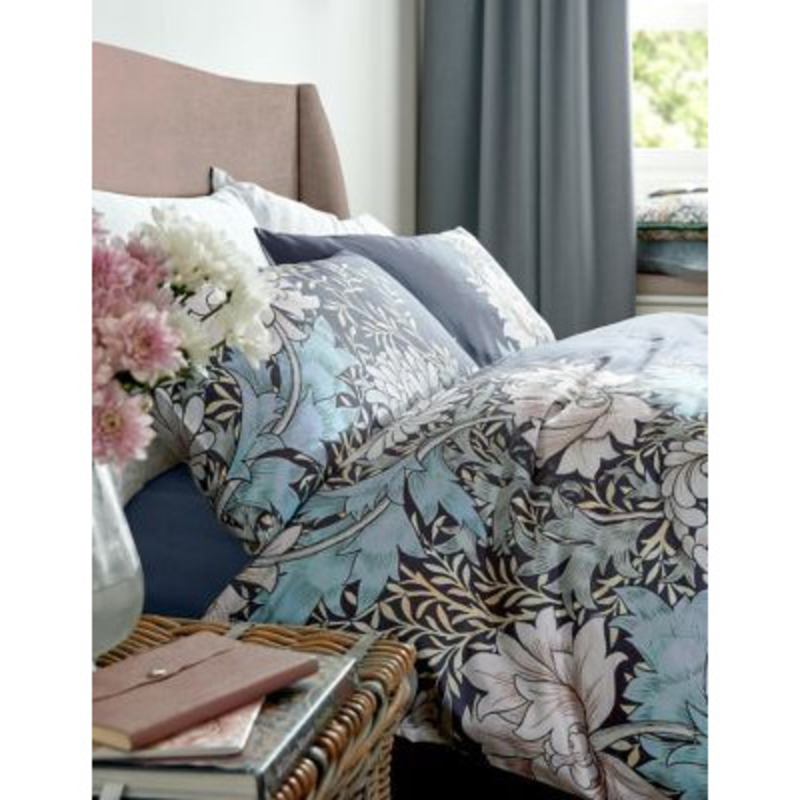William Morris At Home Pure Cotton Chrysanthemum Bedding Set DBL