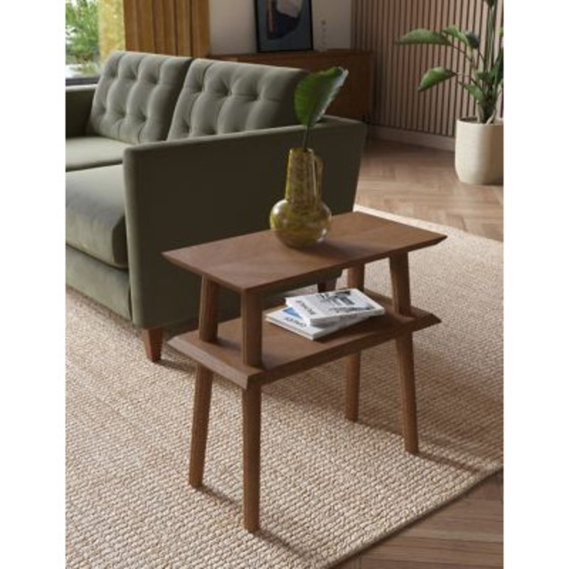 M&S Monroe Side Table Walnut, Walnut by Marks & Spencer