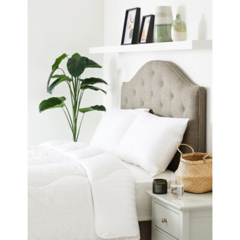 Autograph Silk 13.5 Tog Duvet 5FT White, White by Marks & Spencer