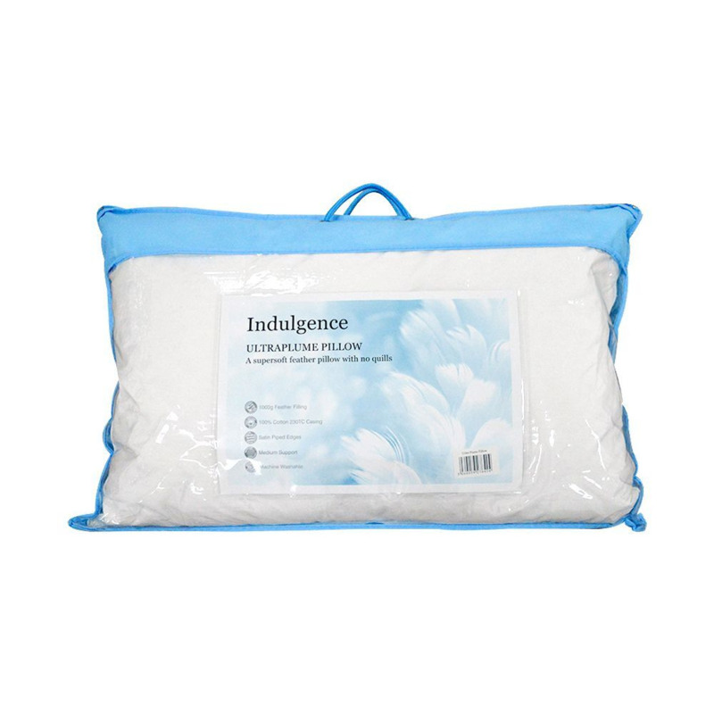 Indulgence Ultraplume Feather Pillow, Standard Pillow Size by Mattress ...