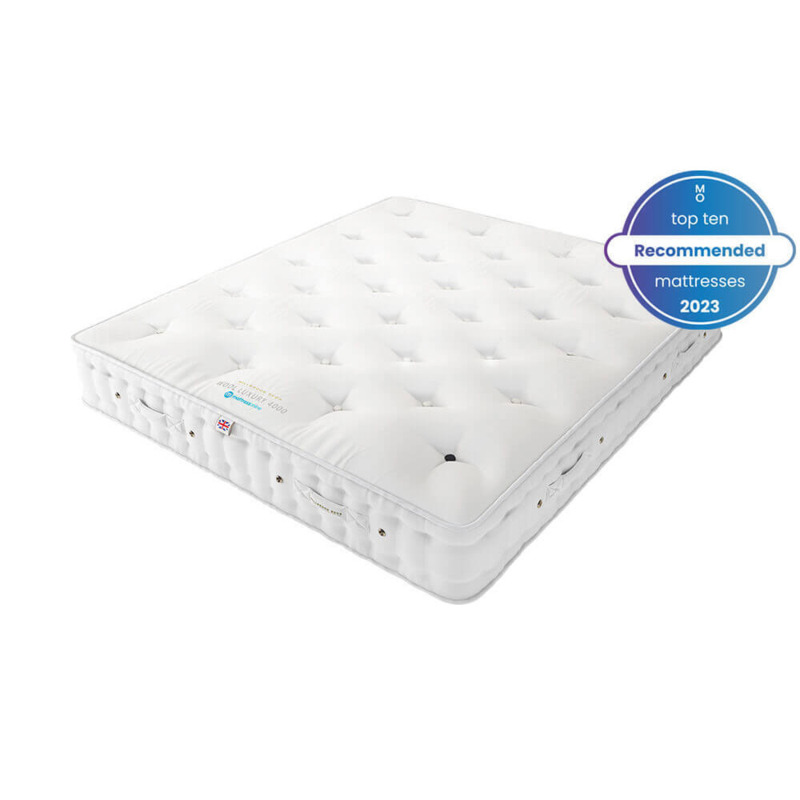Millbrook Wool Luxury 4000 Pocket Mattress, Double by Mattress Online