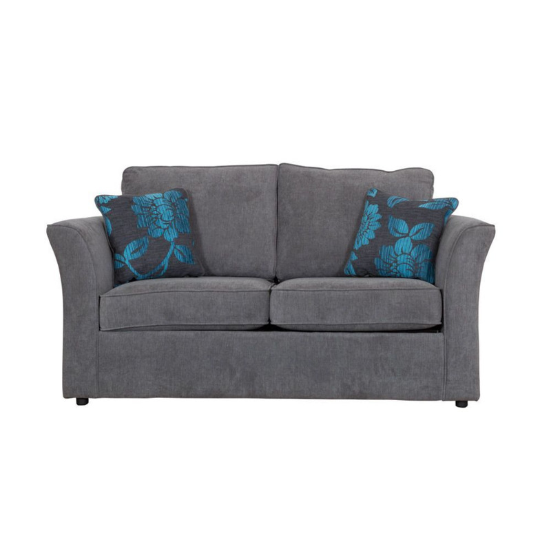 Buoyant Newry Sofa Bed, 2 Seater Sofa Bed with Standard Mattress, Lush Mink, Lily Natural by