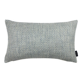 Skye Tweed Pillow - Teal, Polyester Filler / 50cm x 30cm