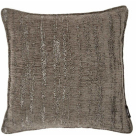 Textured Chenille Charcoal Grey Cushion, Cover Only / 60cm x 60cm
