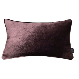 Aubergine Purple Crushed Velvet Cushions, Cover Only / 60cm x 40cm