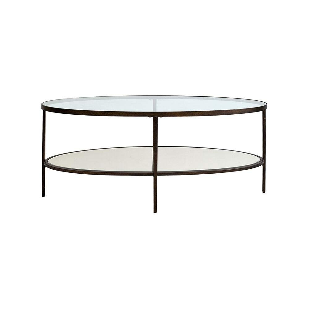 Bronze Glass Coffee Table by Moda Furnishings