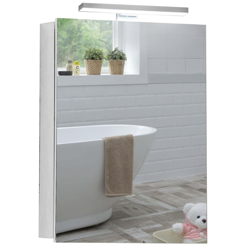 Omega Illuminated Bathroom Mirror CABM25 Size 70Hx50Wx15Dcm by