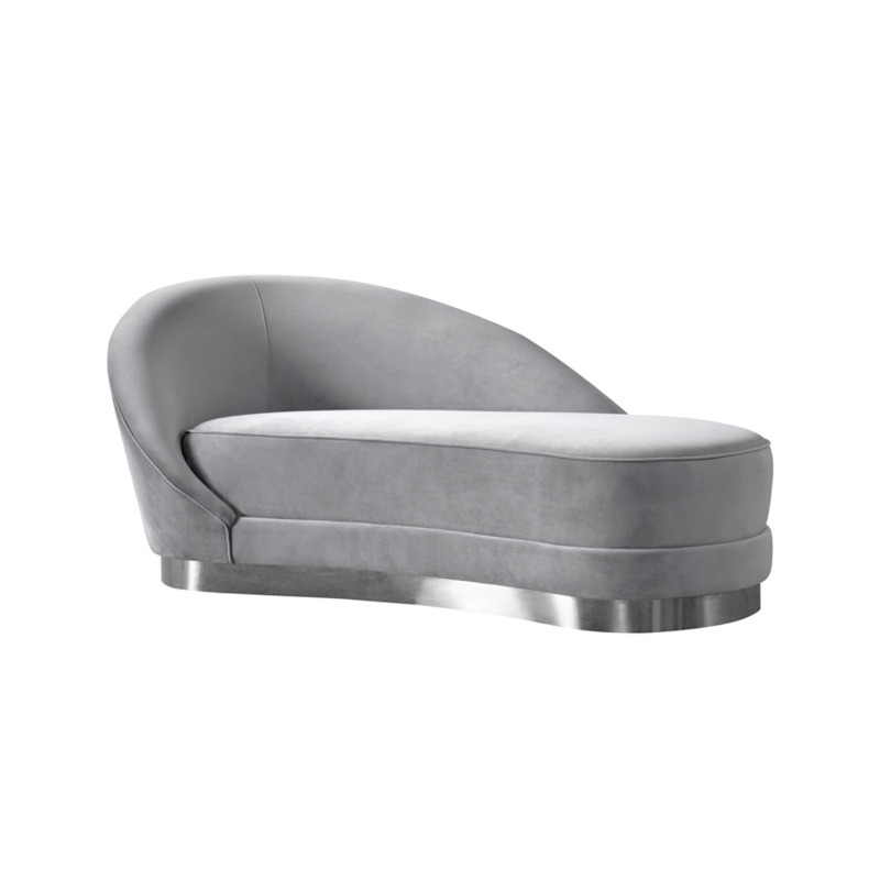 Selini Chaise Longue Dove Grey by MyFurniture