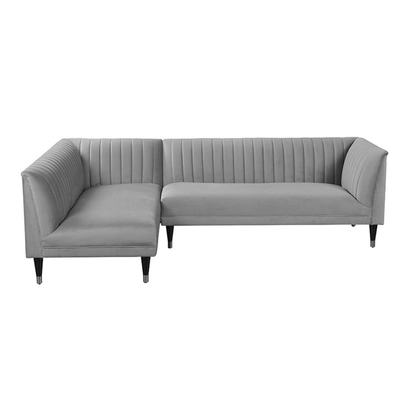 Baxter Left Hand Corner Sofa Dove Grey by MyFurniture