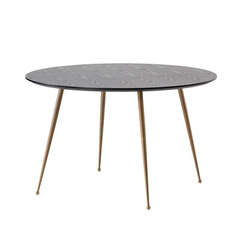 Mason Dining Table Brushed Gold Legs by MyFurniture