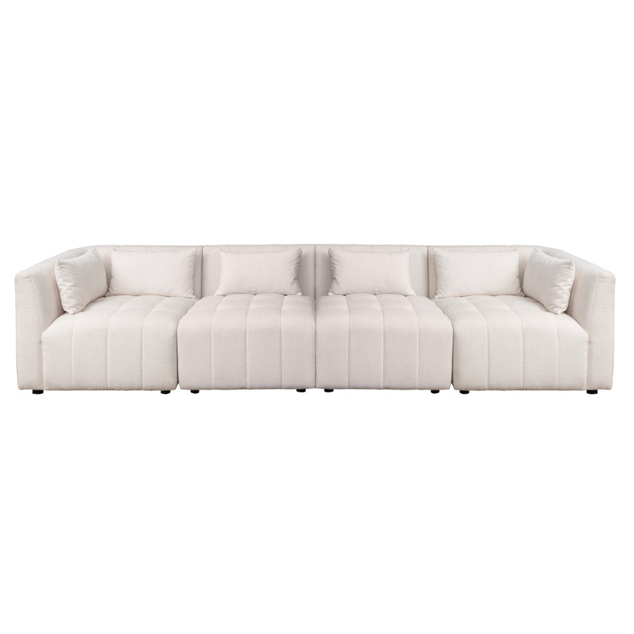 Essen Four Seat Sofa Ivory Chenille by MyFurniture