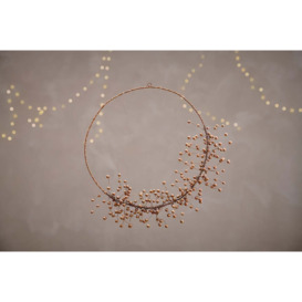 Nkuku Agatti Berry Wreath - Christmas Decorations - Brass