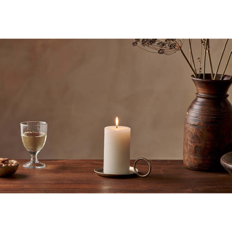 Nkuku Rustic Soy Blend Pillar Candle Candles Holders & Lanterns