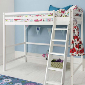"Texas High Sleeper Cabin Bed in Classic White "