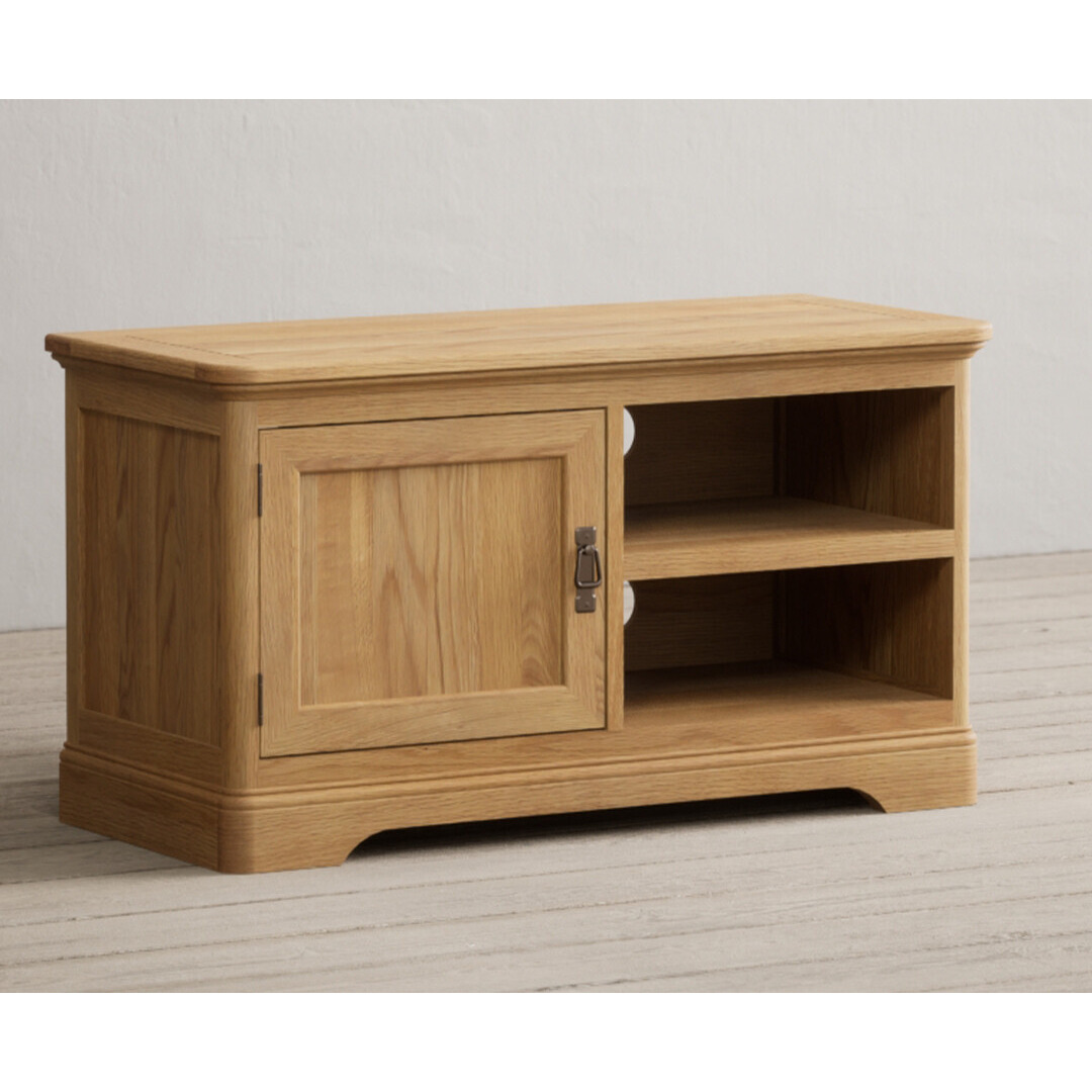 Bridstow Solid Oak Small TV by Oak Furniture Superstore