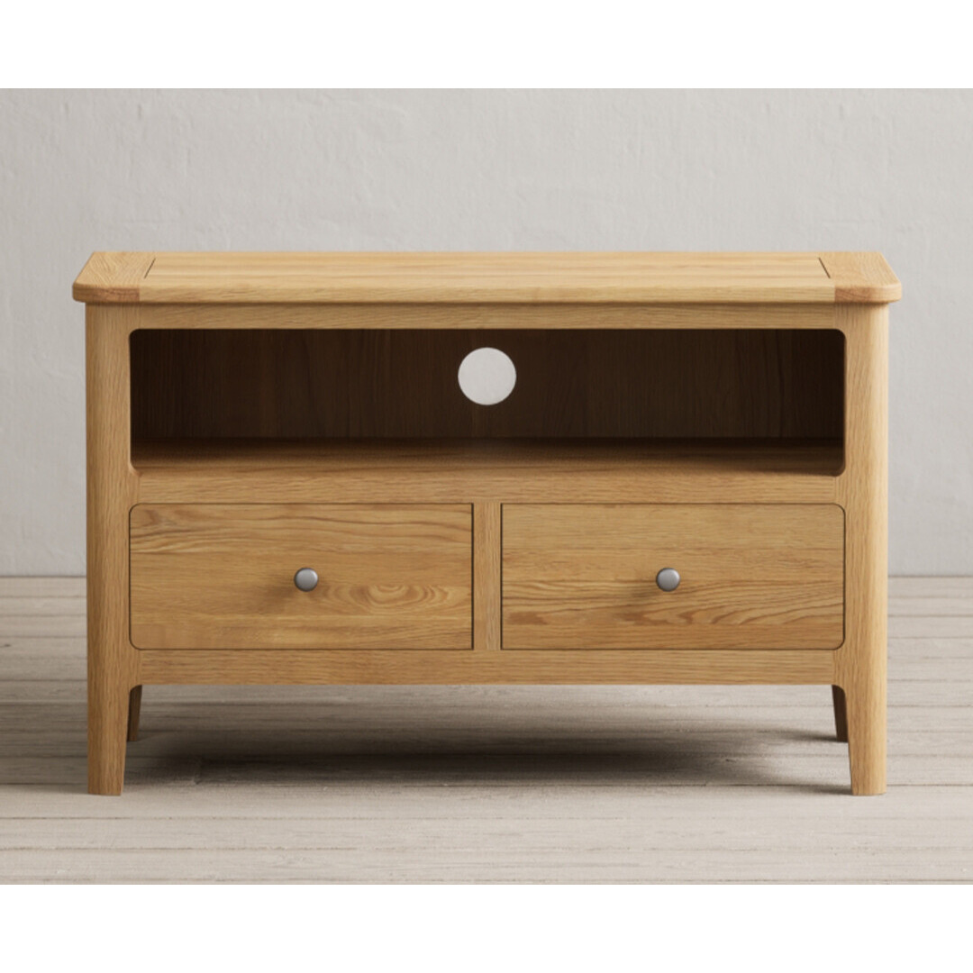 Loxton Solid Oak Small TV by Oak Furniture Superstore