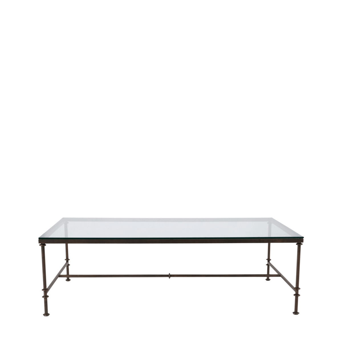 OKA, Small Pompidou Coffee Table - Black, Coffee Tables, Glass by OKA ...