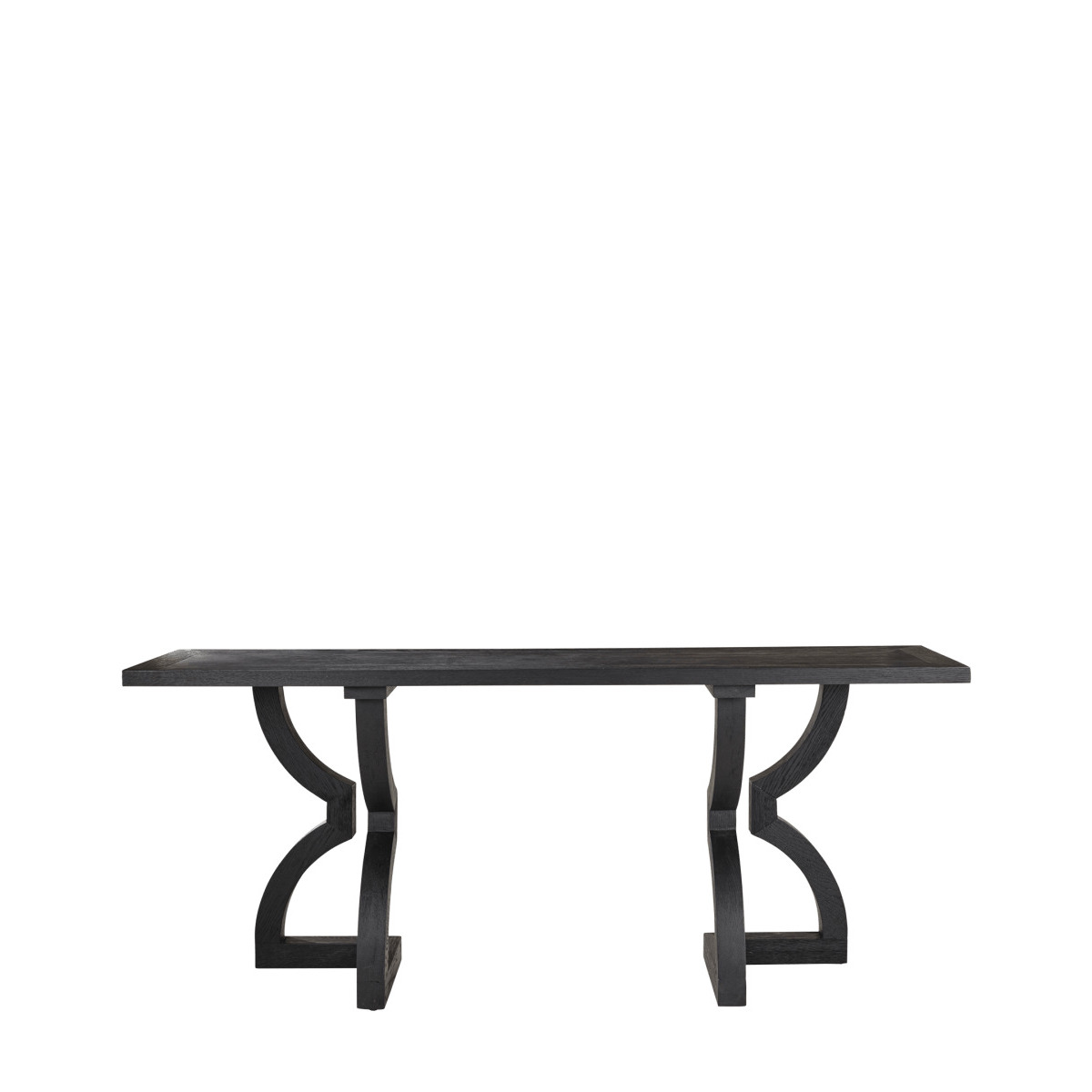 OKA, Kaishu Console Table Black, Console Tables, Oak by OKA