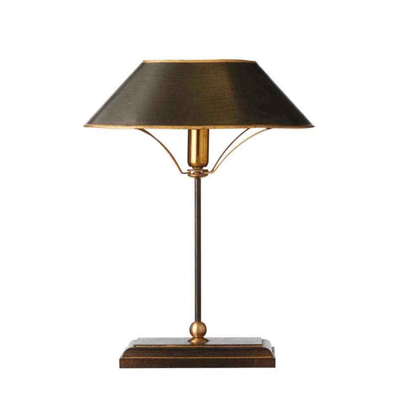 OKA, Grisewood Lamp & Shade Brown, Desk Lamps, Metal by OKA